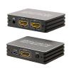 8K HDMI 2.1 Splitter 1 in 2 Out, 1x2 HDMI Splitter Support 8K@60hz, 4K@120hz, EDID, 48Gbps, 3D, HDR 10+, HDCP2.3, Dolby Vision, 3.5mm Audio Output, Mirror Dual Monitors for PS5 SkyQ Xbox NVIDIA AMD NS view 1