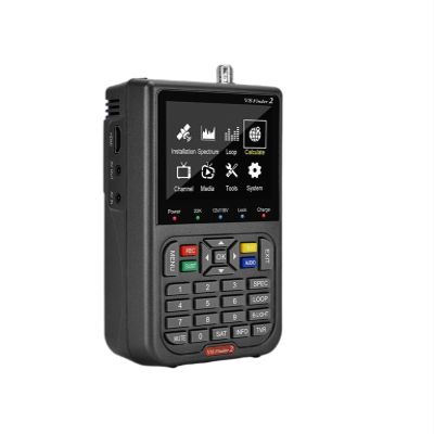 KYKYK Satellite Finder Satellite Signal Meter DVB-S2X/S2/S Satellite Signal Finder V8 Finder2 Meter 1080P HD 3.5" Screen Display H.264 Digital TV Receiver(V8 finder2 with Bag)
