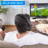 eppfun Wireless Headphones for TV Watching, LED Display Transmitter Charging Base, Bluetooth 5.3/2.4G Dual Mode, No Lip-Sync Delay, Plug and Play, 100feet Long Range Gifts for Elderly. view 2