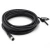 ZBLZGP M12 A-Code 8-Pin Female to Open End Shielded Cable, 24AWG PVC Jacket, IP67 Waterproof Industrial Actuator Wiring for IO-Link, CANopen and DeviceNet, 1m/3.28ft view 2