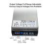 KACOME 1500W Switching Power Supply Input 110VAC/220VAC Output Voltage DC 0-12V 24V 36V 48V 60V 80V 90V 110V 220V Mini Size S-1500(110V,0-12V 0-120A) view 2