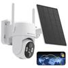 4G LTE Cellular Security Cameras Wireless Outdoor, No WiFi Security Camera, Solar Camera Outdoor Wireless, Human Detection, 360 PTZ, 2K HD Color Night Vision, 2-Way Talk, IP66 (Global Version) view 1