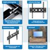 EDBAK Wall Mount, TV Mount, Max. VESA 400 x 400, Screens up to 15 kg, for 32-55 Inch TVs view 3