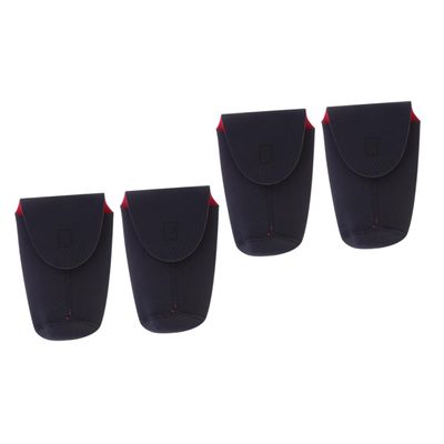 CIYODO 4pcs Thickened Diving-resistant Lens Bag for Cameras Shockproof Protective Sleeve Compact Pouch for Photography Accessories s