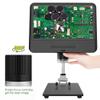 1200x Magnification Digital Microscope, 1080P Video Microscope and 12MP Resolution, 8.5 Inch Screen, LED Lights, for Coin PCB Circuit Repair Soldering view 4