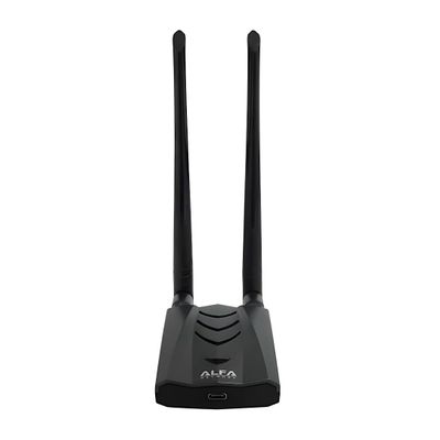 Alfa AWUS036ACH Long-Range AC1200 Dual-Band USB WiFi Adapter, RTL8812AU Chipset Monitor Mode, Packet Injection, Aircrack-ng Compatible with Kali Linux, Windows, macOS