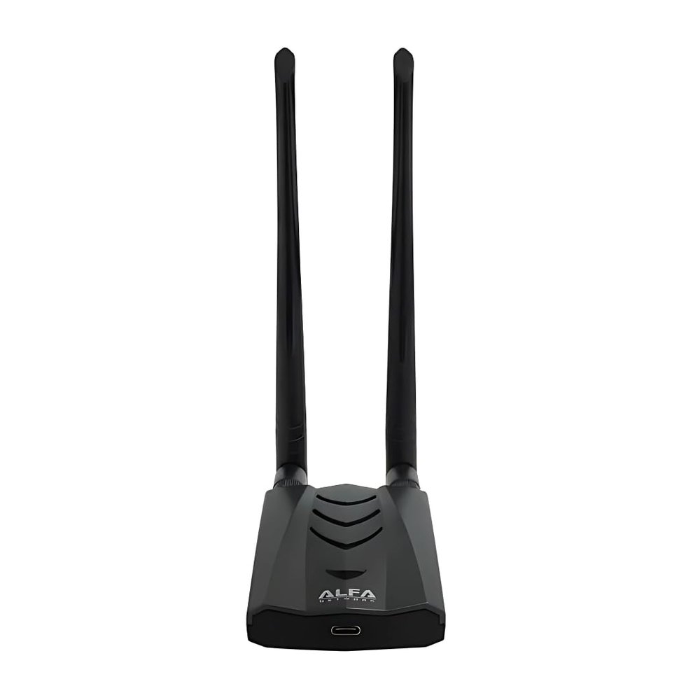 Alfa AWUS036ACH Long-Range AC1200 Dual-Band USB WiFi Adapter, RTL8812AU Chipset Monitor Mode, Packet Injection, Aircrack-ng Compatible with Kali Linux, Windows, macOS