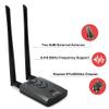 Alfa AWUS036ACH Long-Range AC1200 Dual-Band USB WiFi Adapter, RTL8812AU Chipset Monitor Mode, Packet Injection, Aircrack-ng Compatible with Kali Linux, Windows, macOS view 2