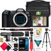 Canon EOS R8 Full Frame Mirrorless Interchangeable Lens Camera (Renewed) | Official Canon USA Partner Model | Body 5803C002 Bundle with Deco Gear Bag + Microphone + Tripod +Software & Accessories Kit view 1