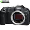 Canon EOS R8 Full Frame Mirrorless Interchangeable Lens Camera (Renewed) | Official Canon USA Partner Model | Body 5803C002 Bundle with Deco Gear Bag + Microphone + Tripod +Software & Accessories Kit view 3