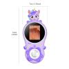 Handheld Digital Microscope 28X-500X Magnification, 2MP Portable Magnifying Glass with 2.0 Inch Screen & Built in 8 LEDs, Pocket Microscope for Exploration & Study (Purple) view 3