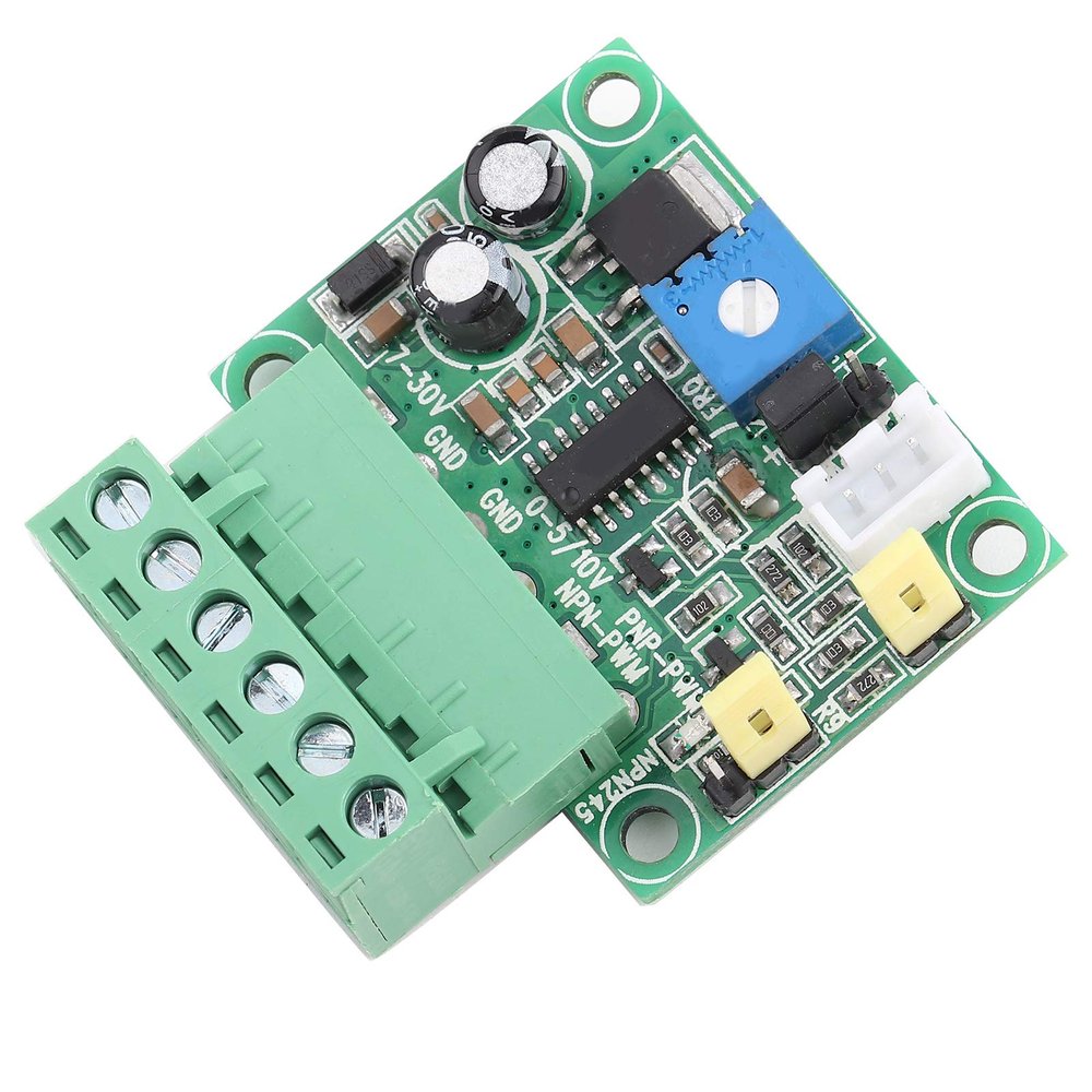 0 5V 0 10V to PWM Converter Module, Adjustable Frequency from 2KHZ to 20KHZ, PNP and NPN Output Options for Analog Voltage to PWM Conversion