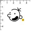 Diary of a Wimpy Kid Greg Headshot 50ct Vinyl Large Deluxe Sticker Pack Stacked  Stickers for Laptops, Water Bottles, Scrapbooking, Skateboards, Indoor/Outdoor  Officially Licensed view 2