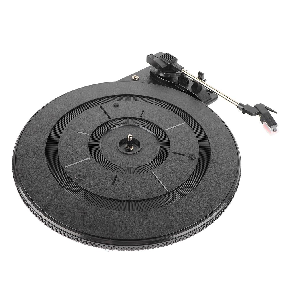 Turntable for Records with Belt Drive System Compatible with 33 and 45 RPM Featuring Automatic Tonearm and Design