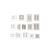 14pcs* DDR1 DDR2 DDR3 DDR4 DDR5 GDDR5X FBGA190 GDDR6 FBGA180 BGA Stencil view 3