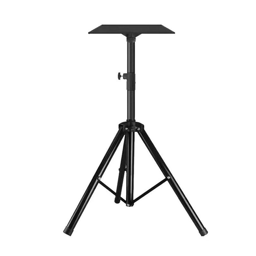 URGDWEKJY Projector Stand Household Three-Corner Floor Stand with Tray, Living Room Projector Stand, Telescopic Folding Removable Shelf Projector Shelf