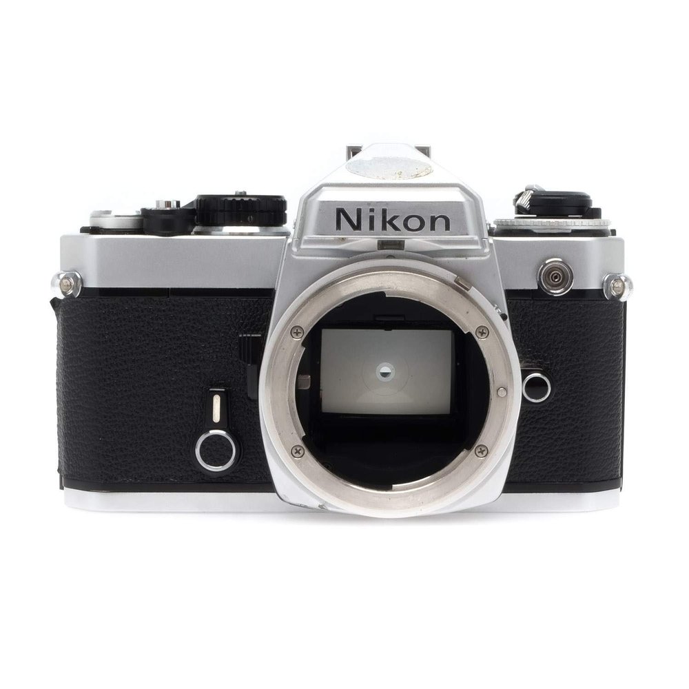 Nikon FE 35MM SLR Film Camera With Nikon AI-s Lens Mount System Body Only (Renewed)