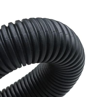 1-5M PP Insulated Corrugated Pipe Closure ID 5.5mm-12mm Plastic Cable Management Protector Sleeve Wire Conduit Hose(Orange,AD 10 X ID 6.5MM_1 M)