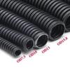 1-5M PP Insulated Corrugated Pipe Closure ID 5.5mm-12mm Plastic Cable Management Protector Sleeve Wire Conduit Hose(Orange,AD 10 X ID 6.5MM_1 M) view 2