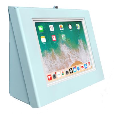TABcare Easy Wall Mount Security Tablet Kiosk for iPad 10 10.9", iPad 11" 2025 A16 Designed for Integration of USB Hub, Printer, CC Reader & All Your Peripherals (White)