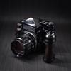 Wood Wooden Left + Right Camera Hand Grip Kit for Pentax 67 6X7 6 * 7 Handle Holder Metal Bracket (Ebony) view 3