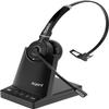 TruVoice Agent AW70 Wireless DECT Headset with Noise Canceling Microphone and Remote Answer Cable Compatible with Most Mitel Desk Phones - 3-in-1 Connection for Phone, PC and Cell. view 1