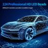3D Hologram Fan, Advertising Display with 224 LED Light Beads, LED 3D Holographic Projector for Business Store, Supports Remote, PC, APP,3PCS view 2