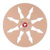1/4 7 Inch Empty Tape Reel, 8 Hole, Aluminum Alloy, Recording Takeup Reel for NAGRA, for Revox Studer, for BASF Reel to Reel Recorder, Opening Machine Part (Gold) view 1