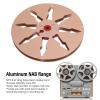 1/4 7 Inch Empty Tape Reel, 8 Hole, Aluminum Alloy, Recording Takeup Reel for NAGRA, for Revox Studer, for BASF Reel to Reel Recorder, Opening Machine Part (Gold) view 2