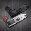 Wooden Wood Hand Grip + Aluminum Alloy Baseplate QR L Handle for XT50 Camera (Desert Ironwood + Black Base) view 2