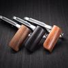 Wooden Wood Hand Grip + Aluminum Alloy Baseplate QR L Handle for XT50 Camera (Desert Ironwood + Black Base) view 4