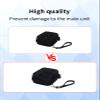 BOVUGAC Case for Polaroid Go Generation 2 Instant Camera, Hard Shell Camera Case with Hand Strap Full Protection,Premium PU,Scratch Resistant(Black) view 3