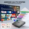 Android 14.0 TV Box 2025, G1 Smart TV Box Compatible with Netflix Google Certified, 4GB + 32GB, Ultra 4K HDR 10+, WiFi 6, Voice Remote Control view 2