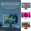 2 Pack Magnetic Hanging Computer Privacy Screen 27 Inch for 16:9 Widescreen Monitor, Removable Privacy Screen Anti Glare Blue Light Computer Screen Privacy Shield, Anti-Scratch 27 in Protector Film view 3