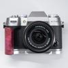 Wooden Wood Hand Grip + Aluminum Alloy Baseplate QR L Handle for XT50 Camera (Pink Purple stabilized Wood) view 1