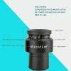 20X Wide Field of View, Diopter Adjustment, 30mm Interface Microscope Eyepiece,KP WF20X A,Hight Eye Point Large Field of View Wide Angle Eyepiece, Adjustable Diopter, for Clear view 4