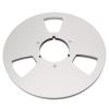 1/4 10 Inch Empty Tape Reel Aluminum Alloy Reel, Recording Tape Reel for Nab, Classic 3 Windproof Hole Open Reel for Universal Tape Recorder Repair (Silver) view 1