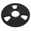 1/4 10 Inch Empty Tape Reel Aluminum Alloy Reel, Recording Tape Reel for Nab, Classic 3 Windproof Hole Open Reel for Universal Tape Recorder Repair (Black) view 1