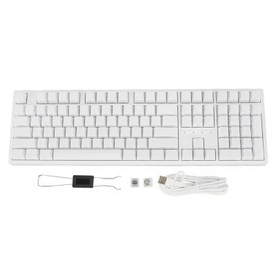 108 Key Mechanical Keyboard, Full Key Hot Swappable 3 Modes Keyboard Type C Wired Mechanical Keyboard RGB Multiple Lighting Modes