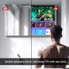 Leotachi Android 13 Luxury 32" Smart Bathroom Mirror TV, 4K Ultra HD, IP66 Waterproof, Android TV, Voice Assistant, ATSC Tuner, Bluetooth, Wi-Fi, for Bathroom Vanity and Dressing Table view 2