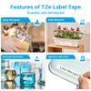 24PK Tze-231 12mm 0.47 Laminated White TZe Replacement for Brother TZ-231 TZe231 P Touch Label Tape, TZ Tape 12mm for P Touch Label Maker PTH110 PTD220 PTD400 PTD410 PTD600 PT1180 view 4