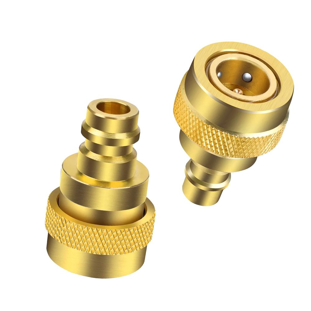 R134A to R1234YF Quick Coupler Low Car Side Quick Coupler Auto Air-Conditioning Hose Adapter Fitting Connector Tool