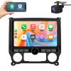 10.6 Inch Car Radio Stereo Qualcomm [4+64GB] for Chevy Silverado GMC Sierra 2014-2018 Android 13 Head Unit with CarPlay Android Auto view 1