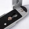 Wood Hand Grip + Aluminum Alloy Baseplate QR L Handle for M1 M2 M3 M4 M4-2 M4-P M6 M6TTL M7 MP MA MD MD2 Camera (Ebony (Silver Base)) view 3