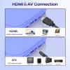 DVD Players for TV Desobry Mini DVD Player HDMI RCA Output 1080P HD All Region Free DVD CD Player with Remote Control, Compact Disc Player for Smart TV Support USB/TF Card, PAL/NTSC view 2