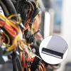 MECCANIXITY 2 Pcs IDC Flat Ribbon Cable, 2.54mm Pitch 63mm Width 100cm Long 50 Pin FC to FC Flat Ribbon Connector Jumper Wire for PC, LED Displays view 4