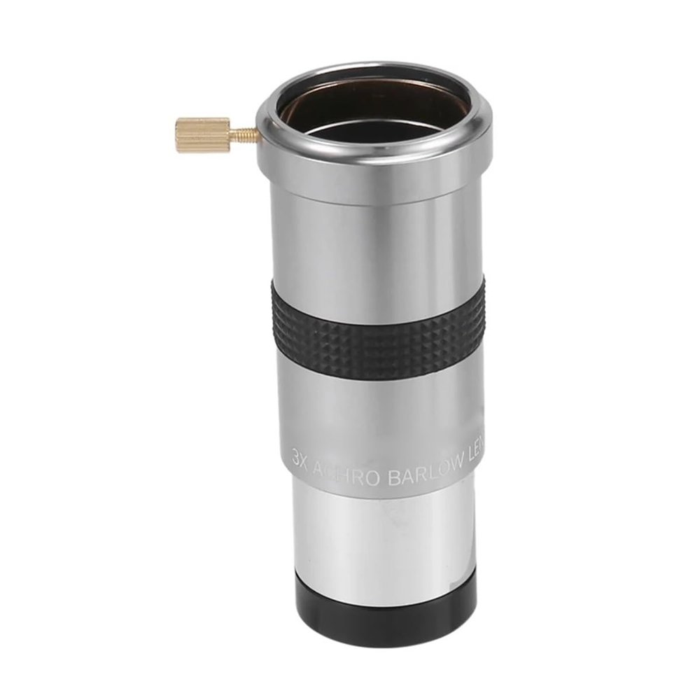 1.25 Inch Telescope Eyepiece 3X Barlow Lens Metal M42 X 0.75Mm for Astronomical Telescope