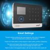 ACAGALA 433MHz Wireless WiFi + GSM Auto-dial Alarm Security System LCD Display Door Sensor PIR Motion Sensor Phone APP Remote Control Compatible with Alexa Home Voice Control Smart Home Burglar view 4