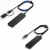 Aceele USB C/A Hub for Laptop, Ultra Slim USB Splitter 4 Port USB 3.0 Data Hub, Bundle of USB Hub 3.0 Splitter with 4 USB-A Ports view 1