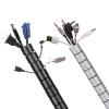10mm*2m Spiral Cable Wire Wrap Tube Computer Manage Cord Cable Sleeves Spiral Flexible PE cable sleeve - (Color: White) view 4